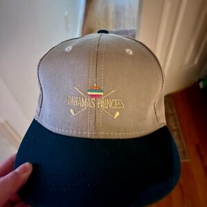 Vintage Imperial Headwear Bahamas Princess Golf Cap in Tan & Green